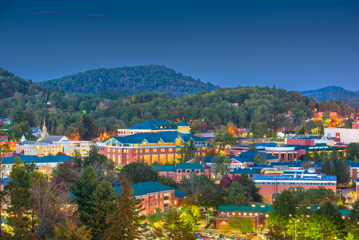Appalachian State University in Boone North Carolina