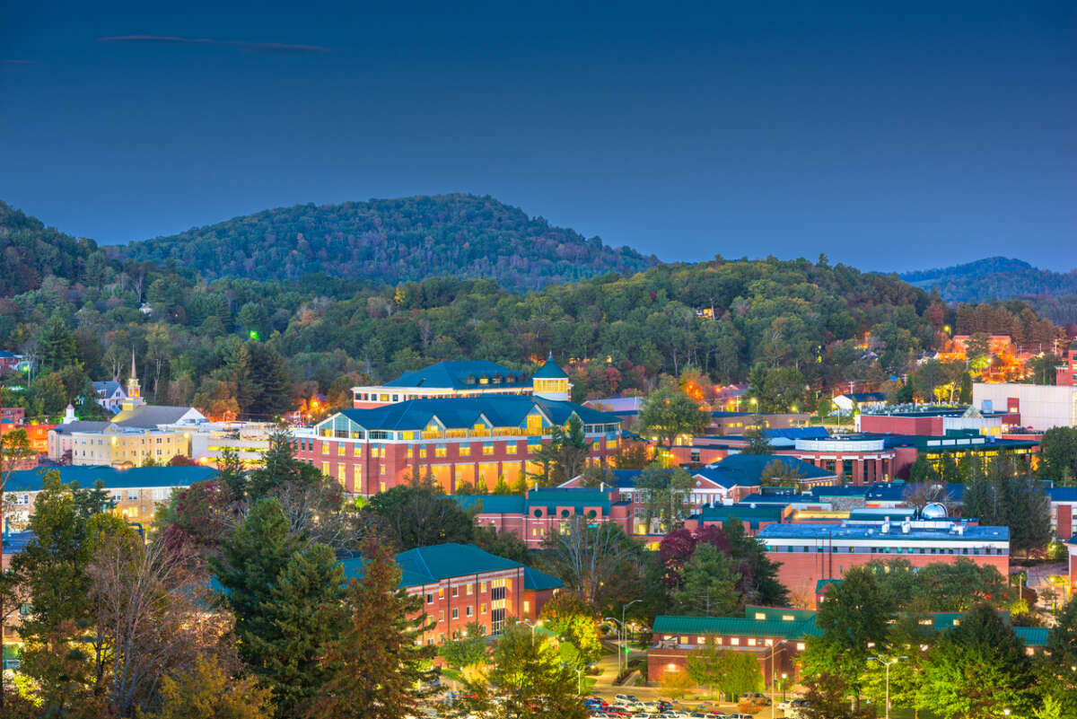 Appalachian State University in Boone North Carolina