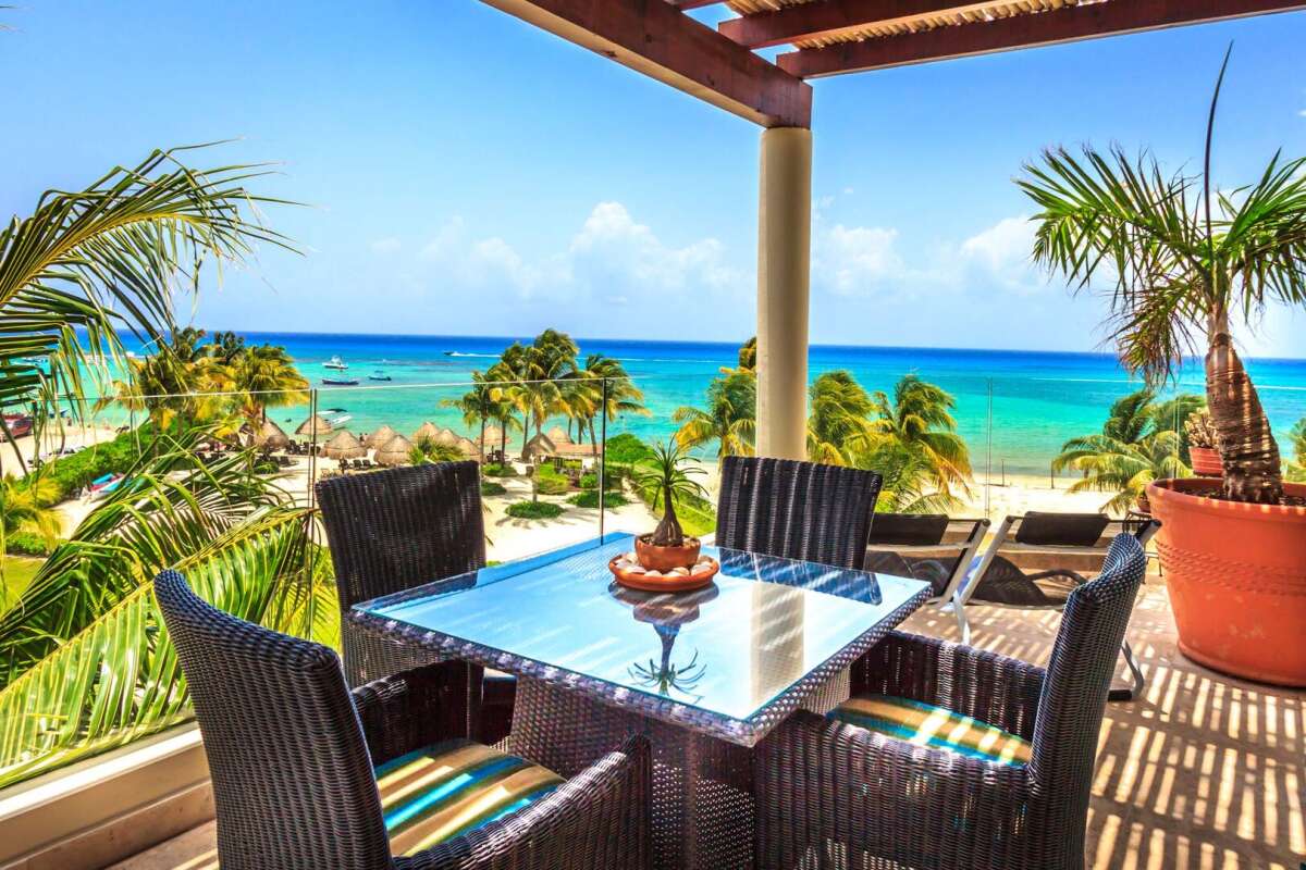 Bric Vacation Rentals Elements Penthouse Patio Playa del Carmen Mexico