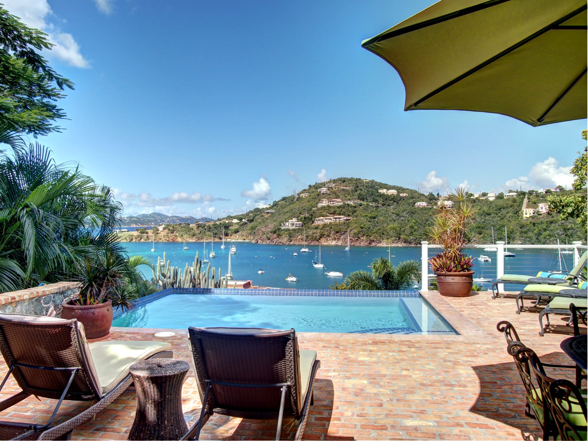 Cimmaron Property Management Villa Chez Shell Cruz Bay Virgin Islands Caribbean