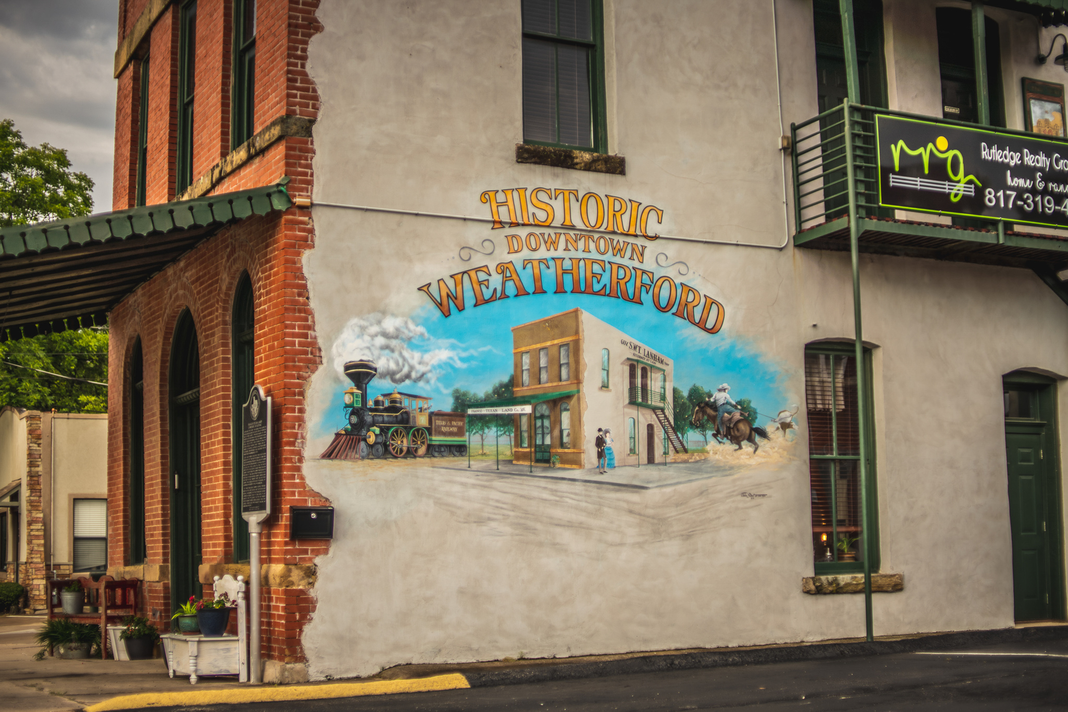 Downtown Weatherford Texas Mural Painting