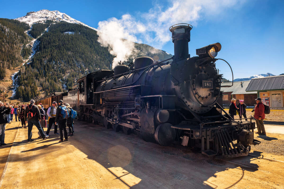 Durango to Silverton Colorado Steam Engine Train