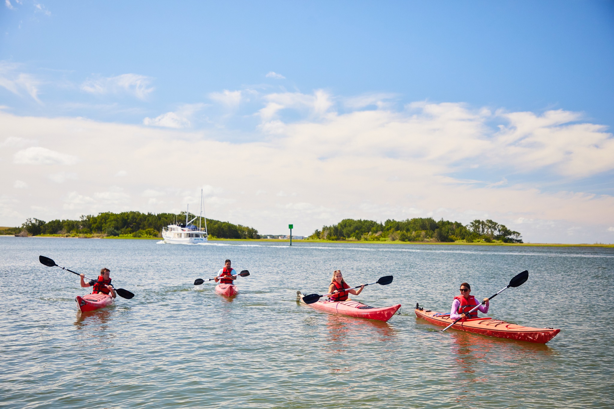 Kayaking the Intracoastal Waterway Coastal North Carolina