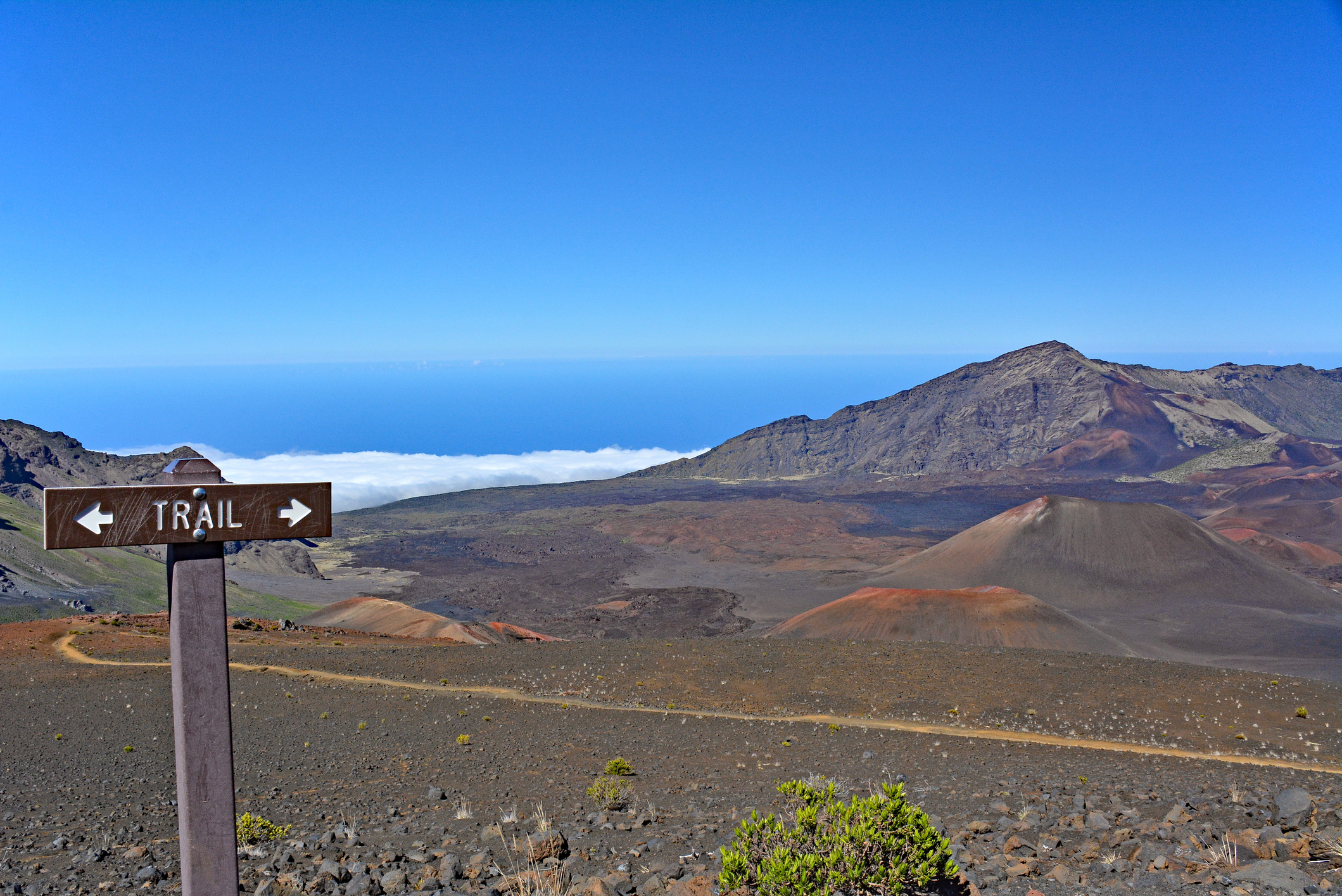 Haleakala Crater National Park Hiking Trails in Maui