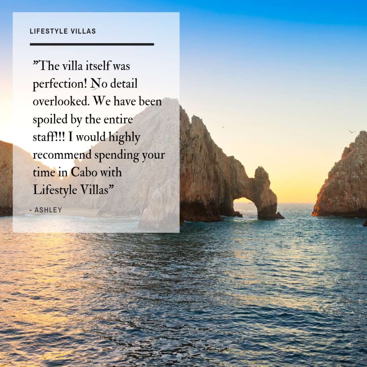 LIFESTYLE Villas Los Cabos Cabo San Lucas Mexico Luxury Villa Rentals