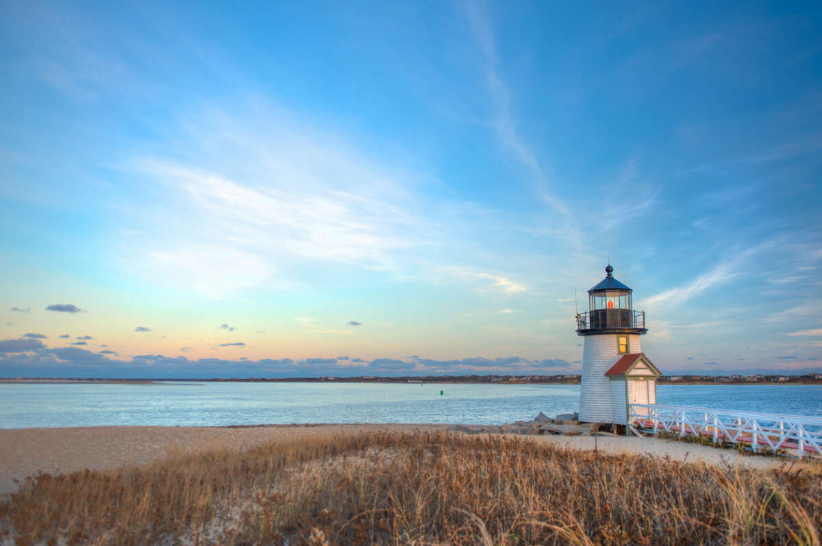 Nantucket Brant Point Lighthouse Massachusetts.