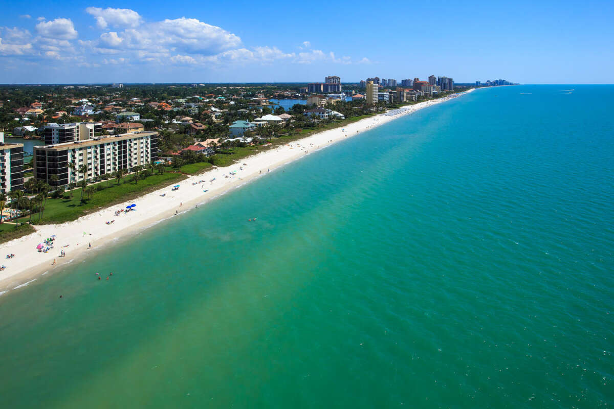 The Coastline of Naples Florida