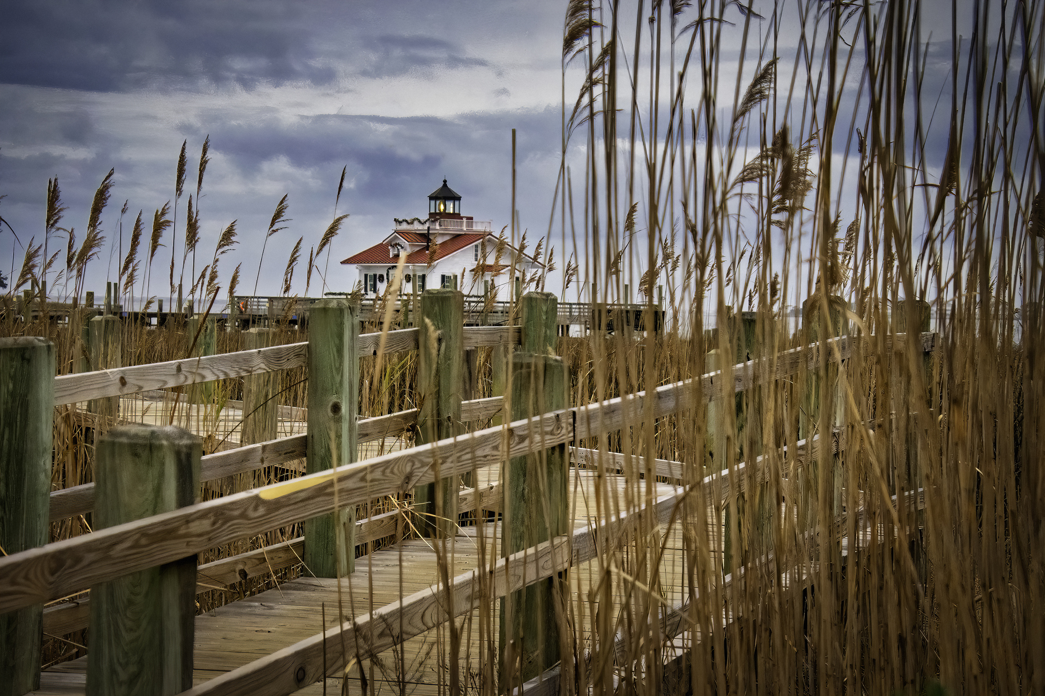 Roanoke Lighthouse in Manteo North Carolina in the Outer Banks