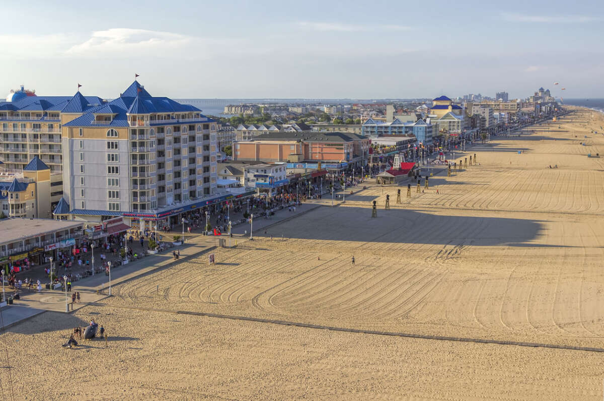 Ocean City Maryland Beach Boardwalk