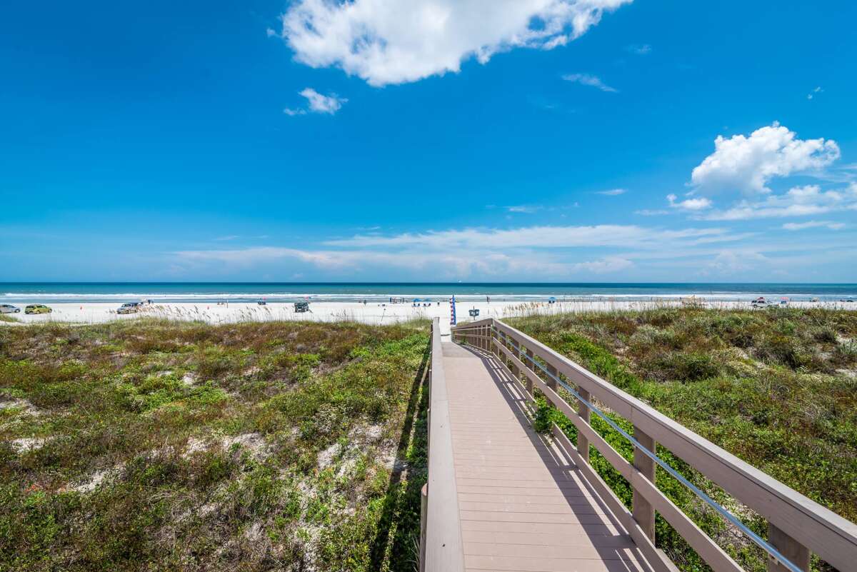 Boardwalk to St Augustine Beach Florida