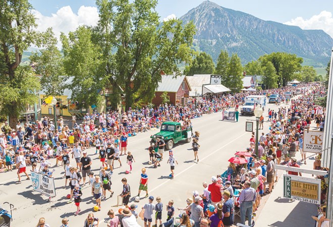Peak Property Management and Sales 4th July Parade in Crested Butte Colorado
