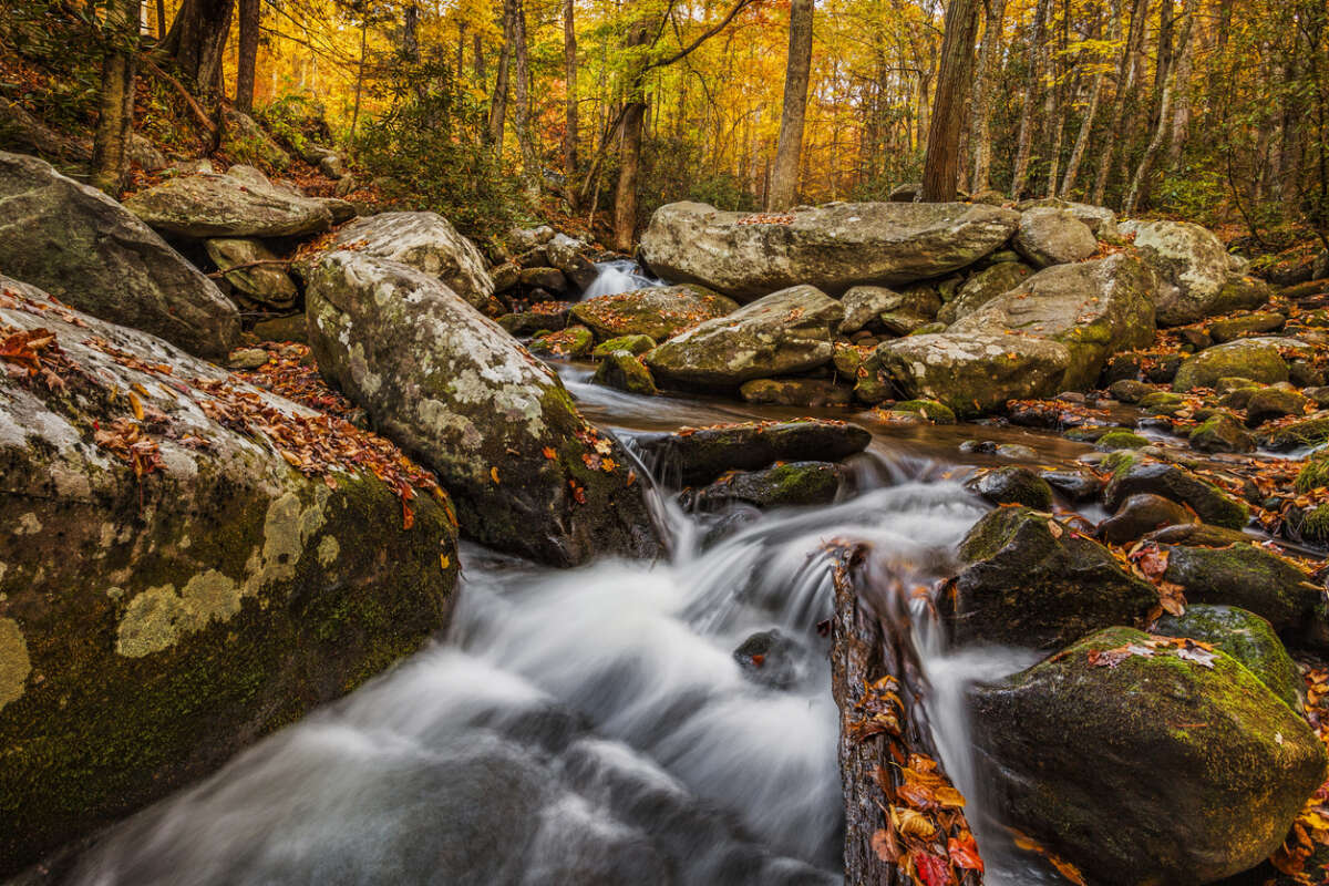 Roaring Fork Motor Nature Trail Gatlinburg Smoky Mountain National Park