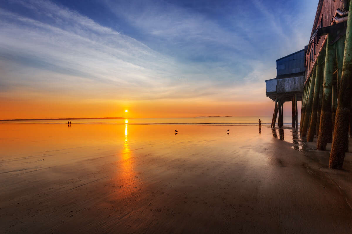 Sand Stays Old Orchard Beach The Southern Shores of Maine