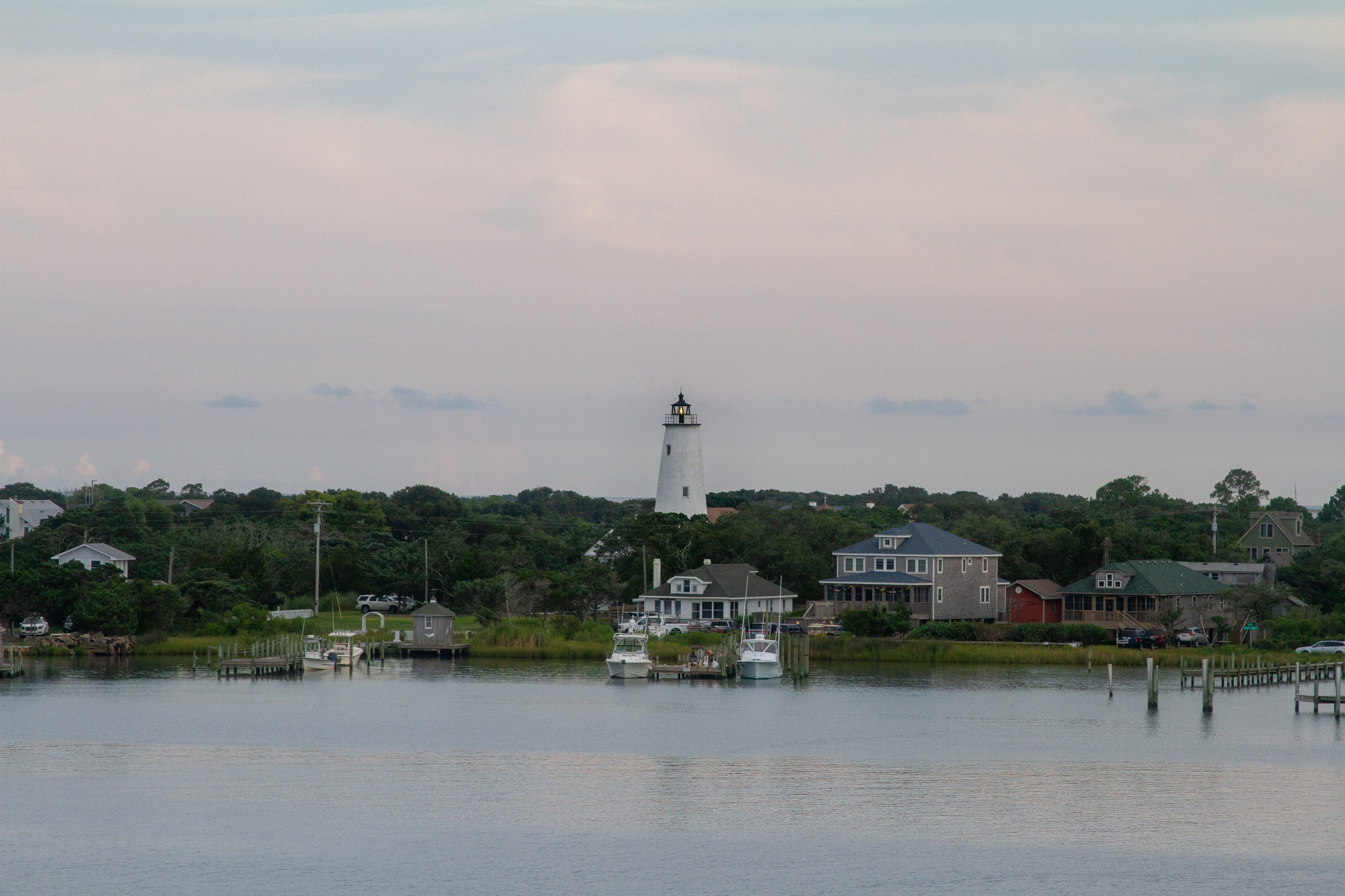 Silver Lake Harbor Ocracoke Island Outer Banks Lighthouse