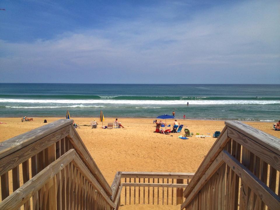 Southern Shores Beach Day in the Outer Banks of North Carolina