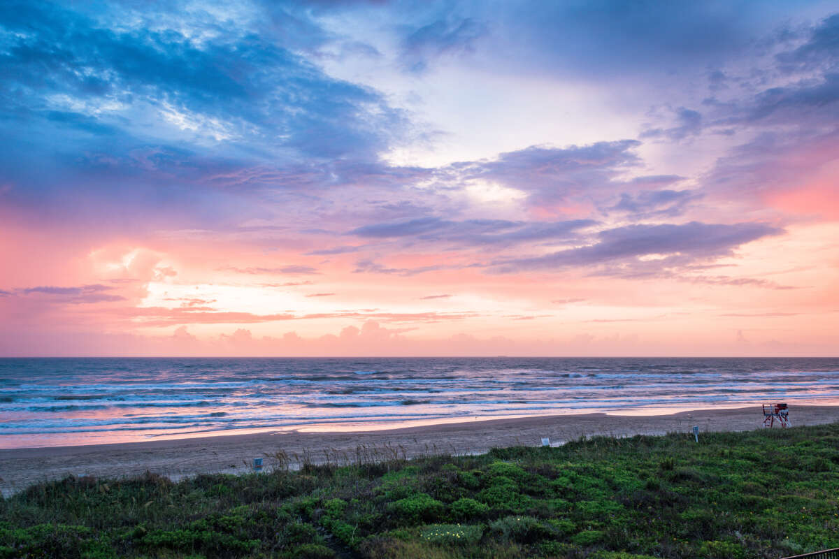 South Padre Island Texas Beaches at Sunrise