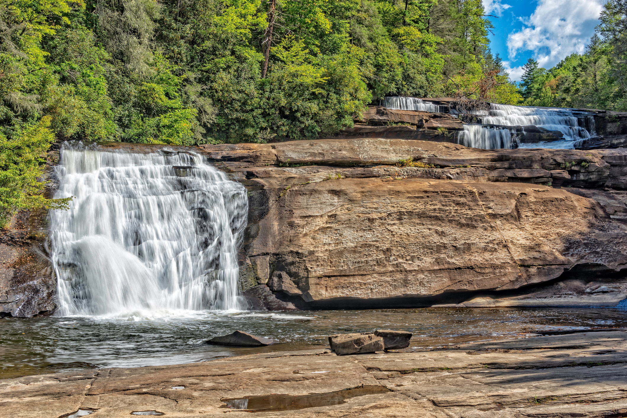 Triple Falls at Dupont State Park in North Carolina