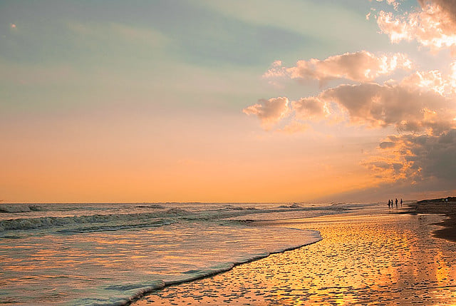 Vacation Time of Hilton Head Island South Carolina Sunsets on the Beach