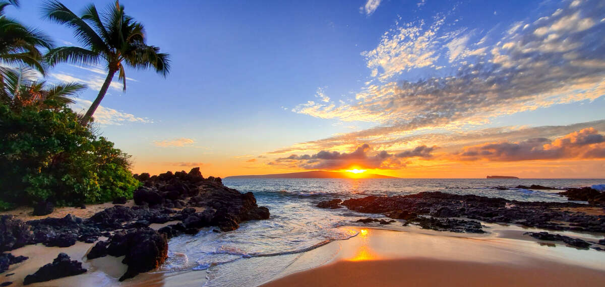 Visit Hawaiian Islands Lahaina Kihei Maui Hawaii Beach Sunset