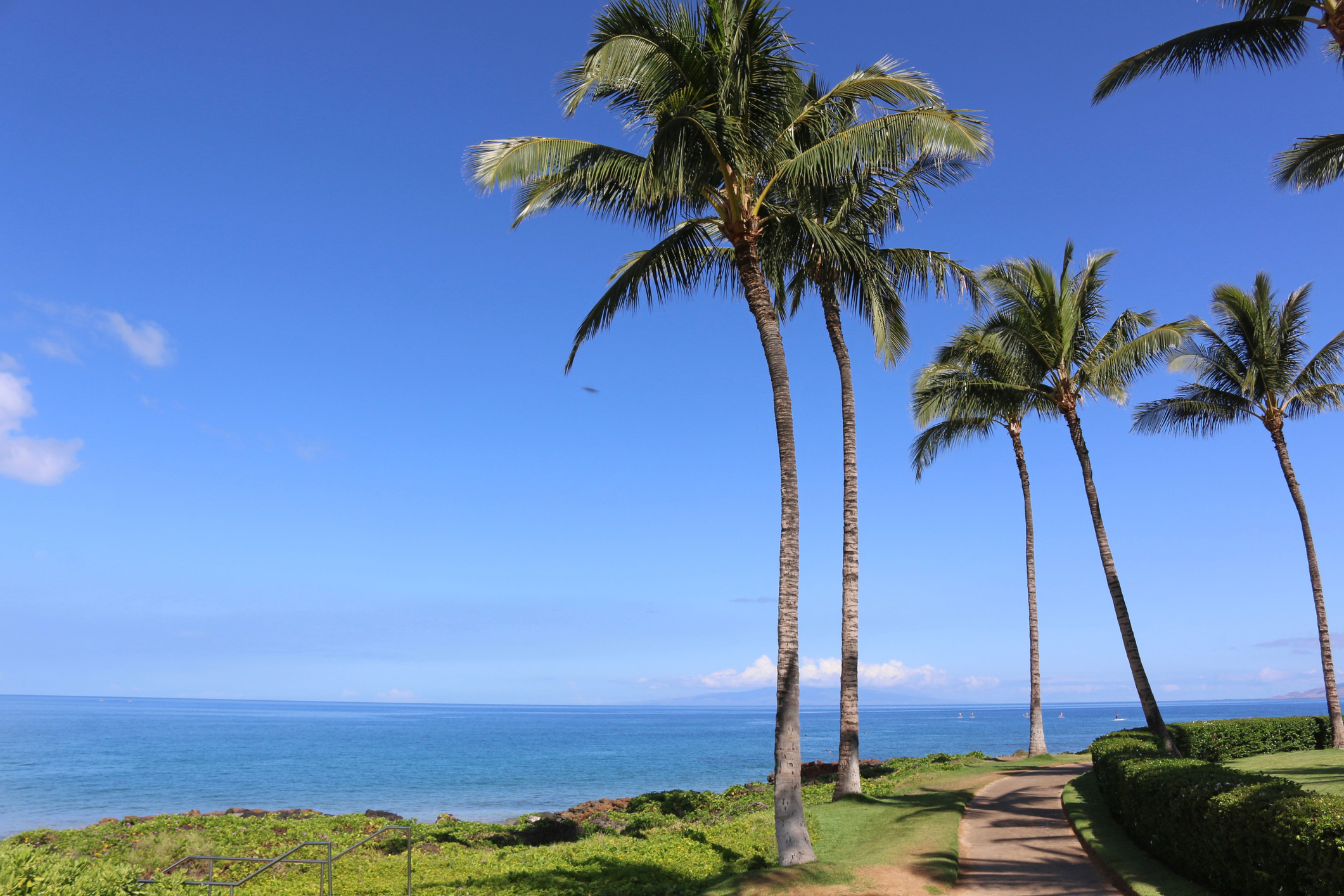 Wailea Beach Path along the Southwestern Coast of Maui