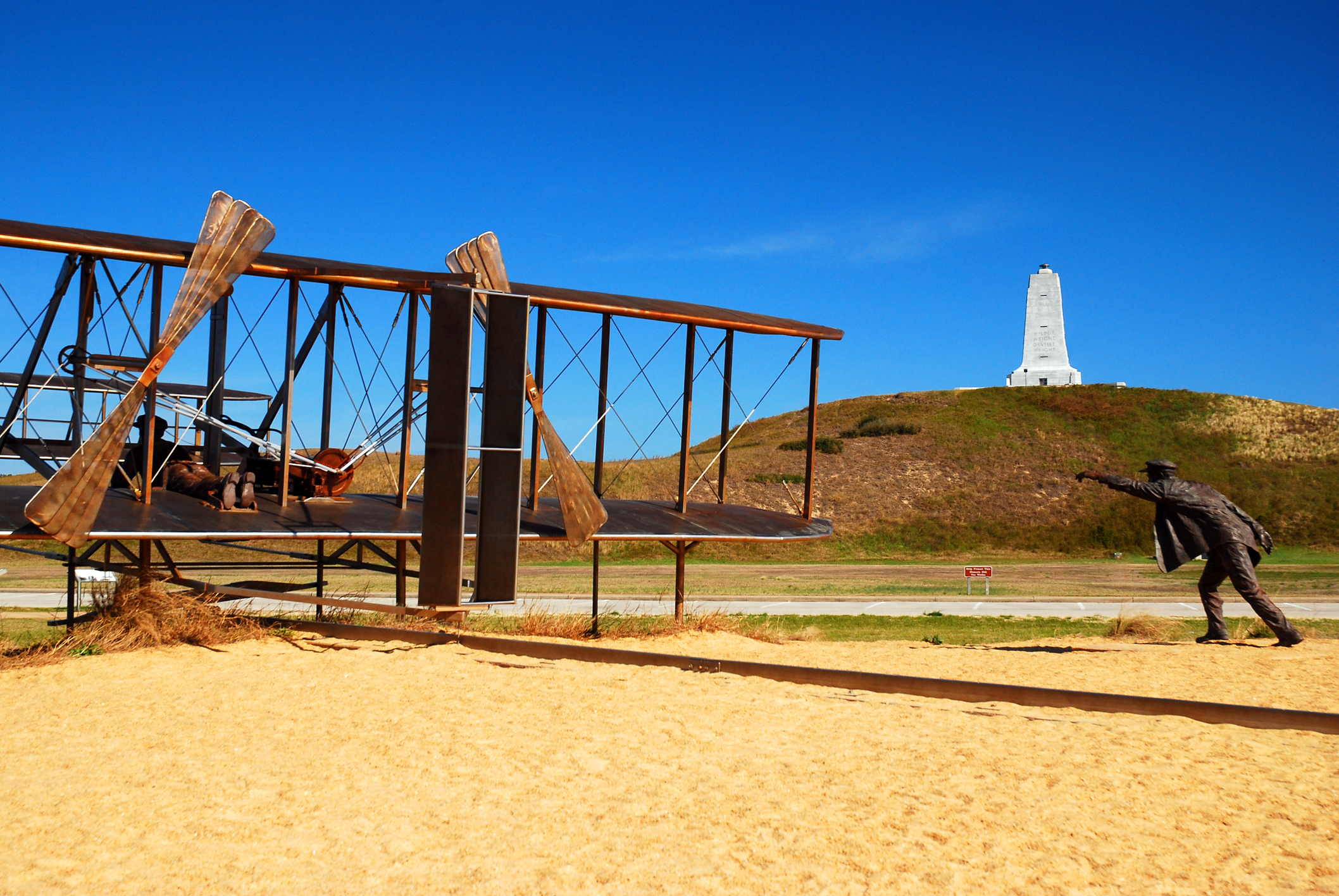 Wright Brothers National Memorial in Kitty Hawk Outer Banks NC