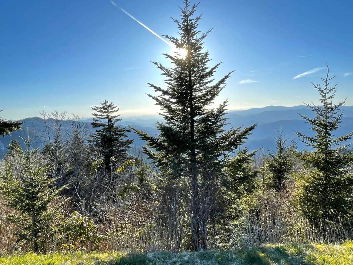 Blue Ridge Parkway Overlook in North Carolina