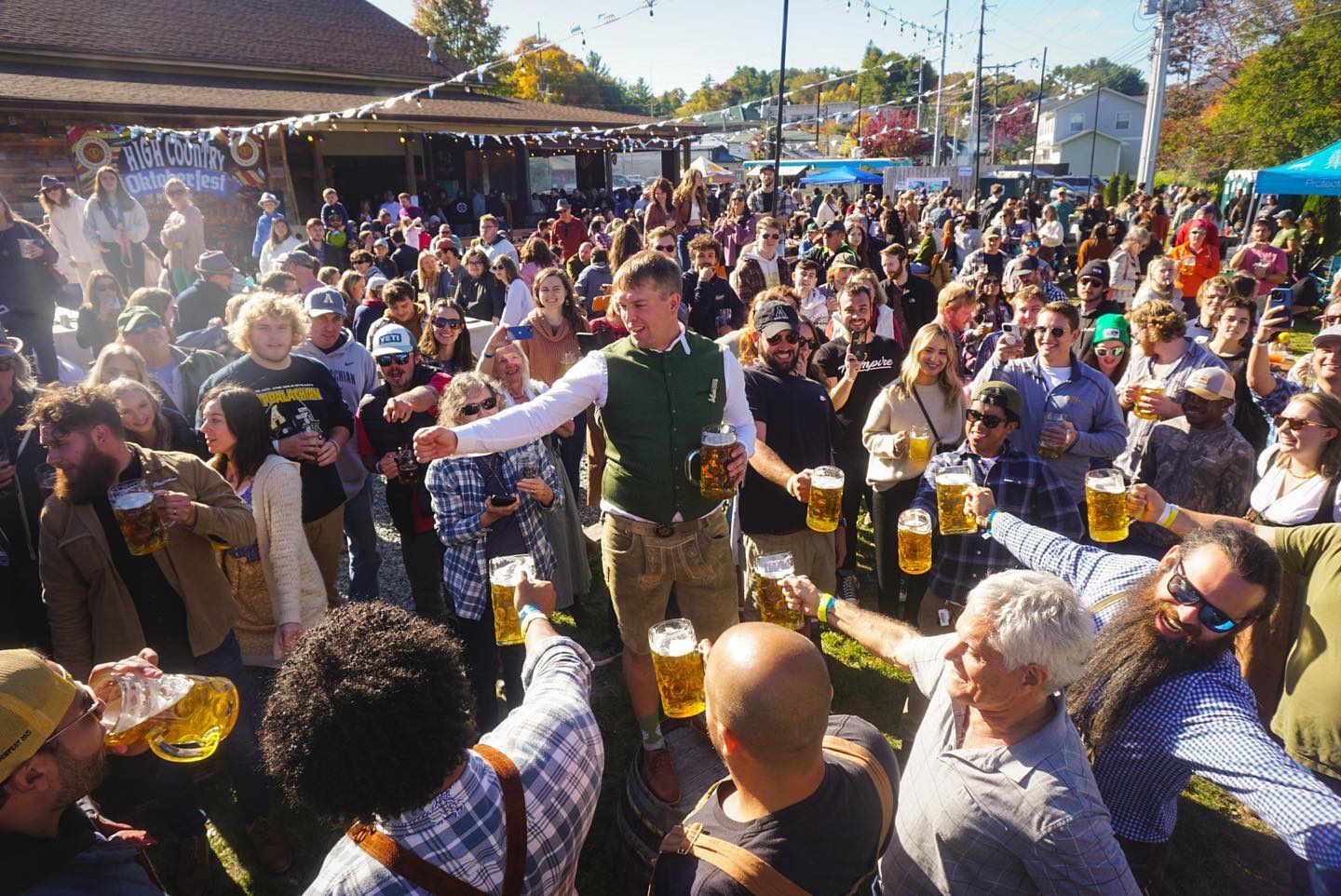 Oktoberfest in Boone at the Appalachian Mountain Brewery and Cidery.