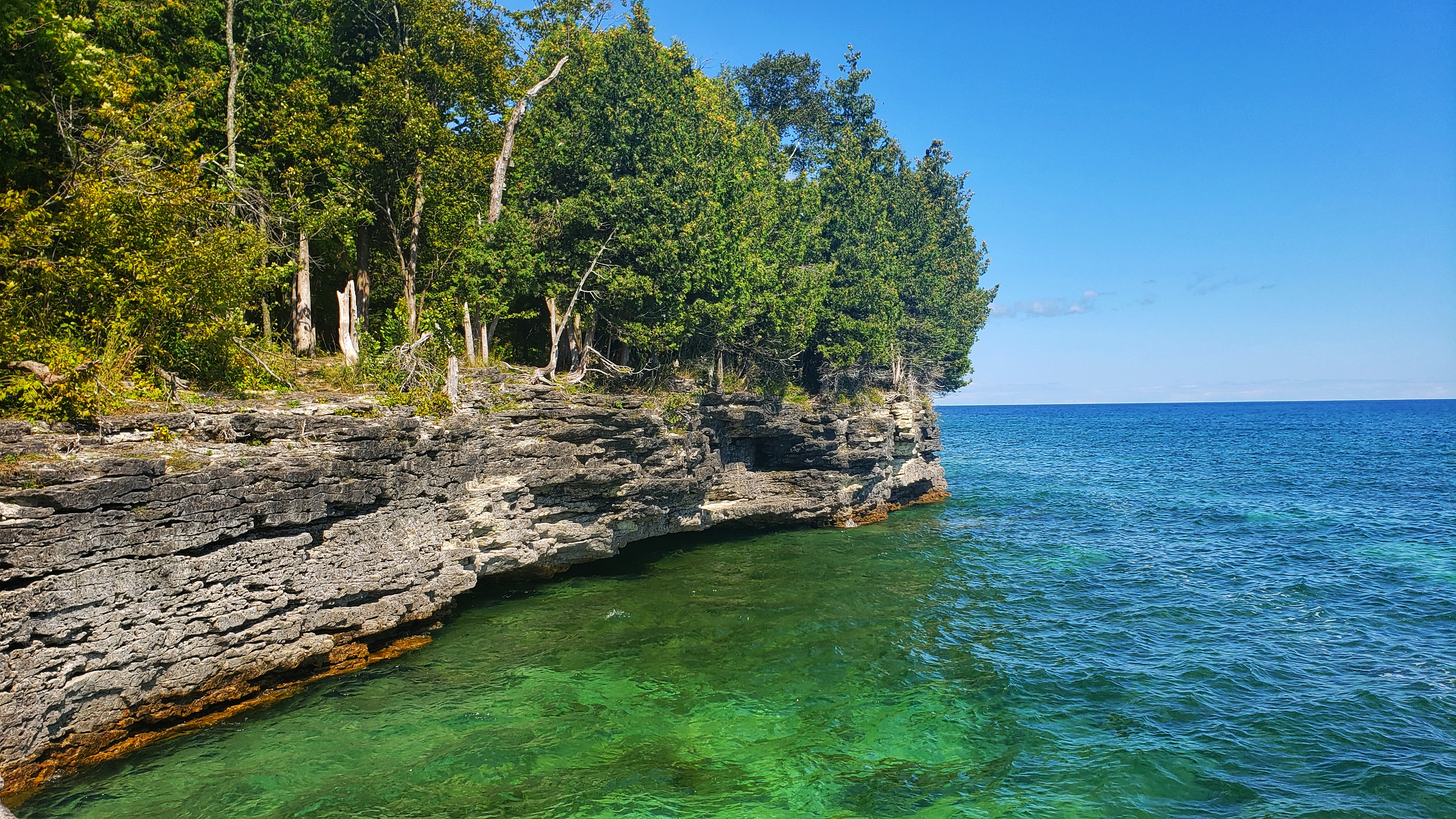 Cave Point County Park Sturgeon Bay Door County Wisconsin
