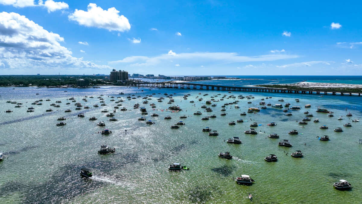 Anchor Your Boat on Crab Island Destin Floirda