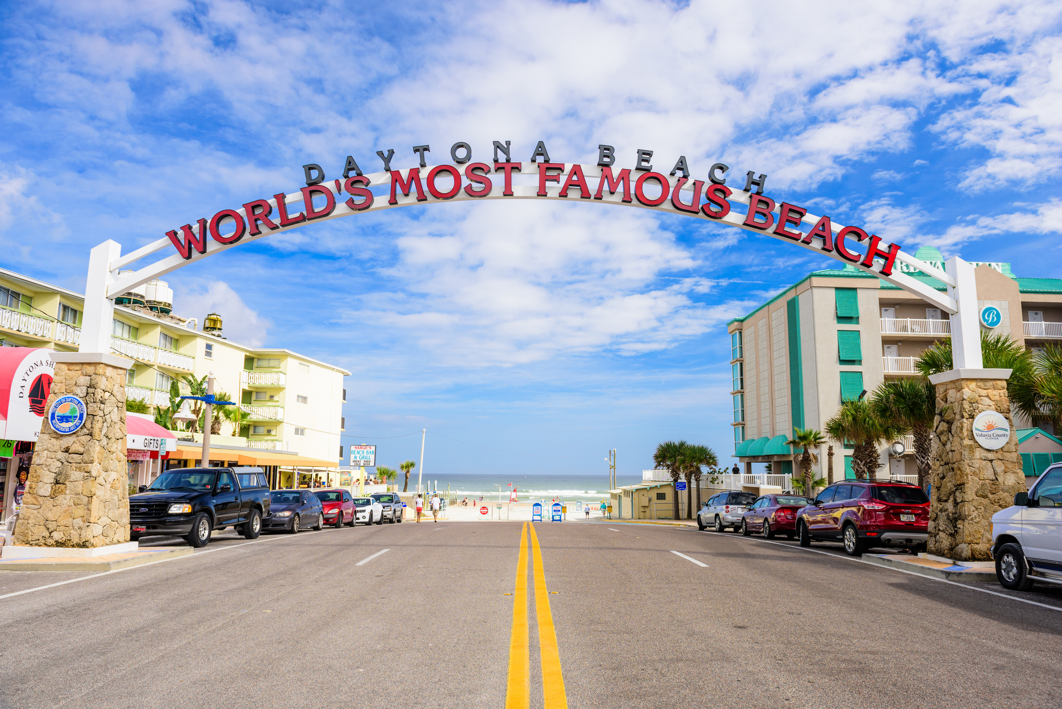 Daytona Beach Sign - World's Most Famous Beach