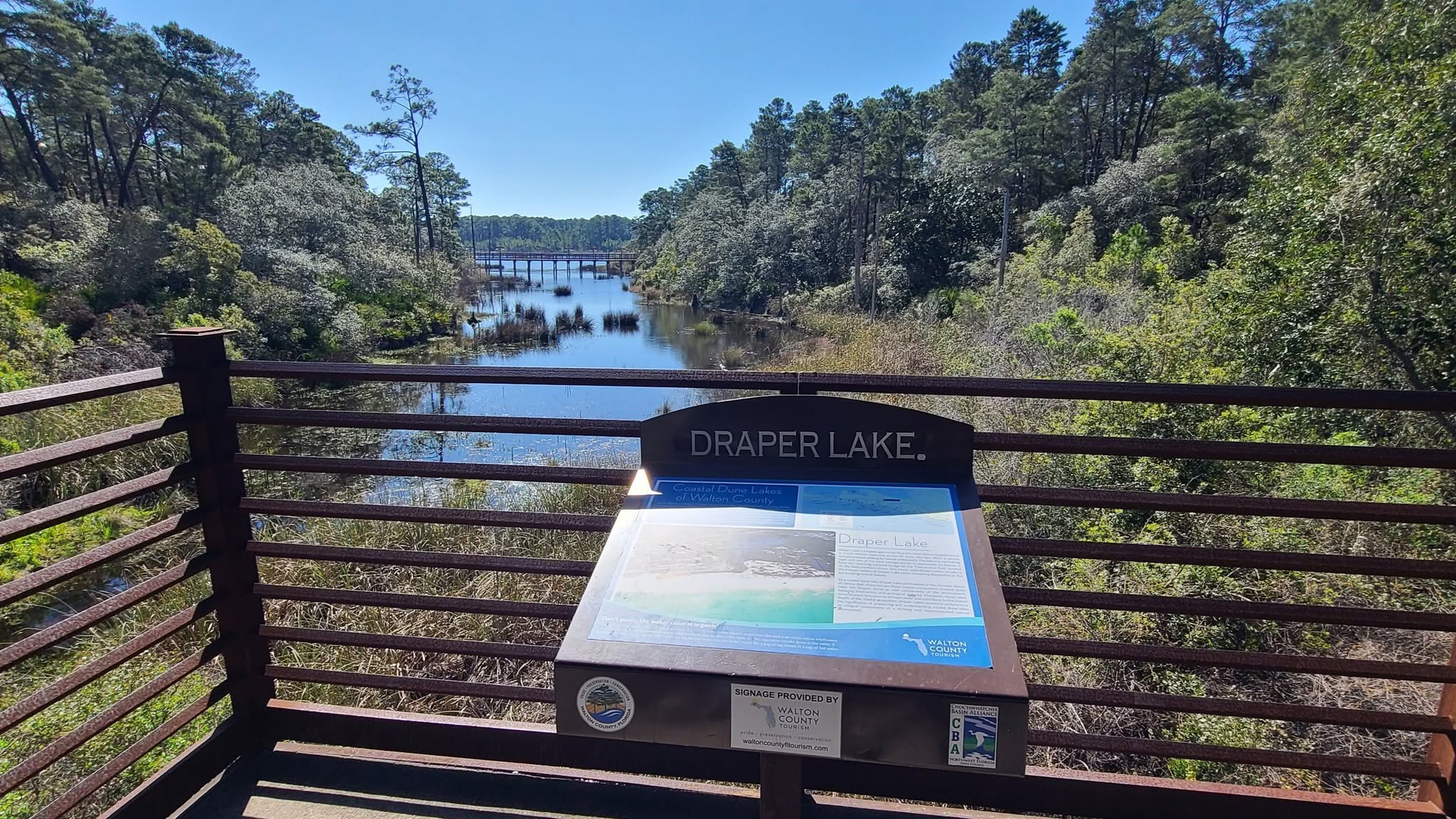 Draper Lake along the Timpoochee Trail