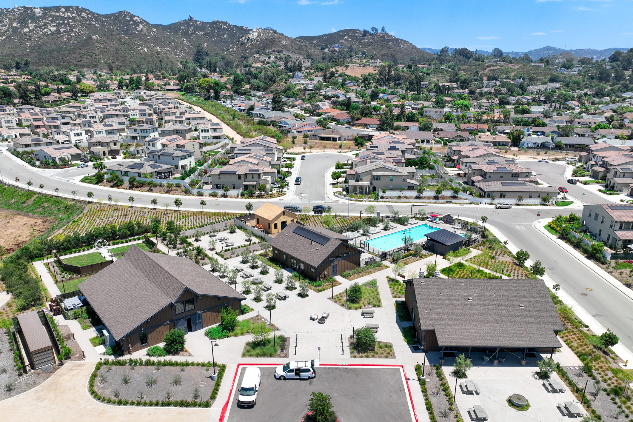 Escondido California Aerial View