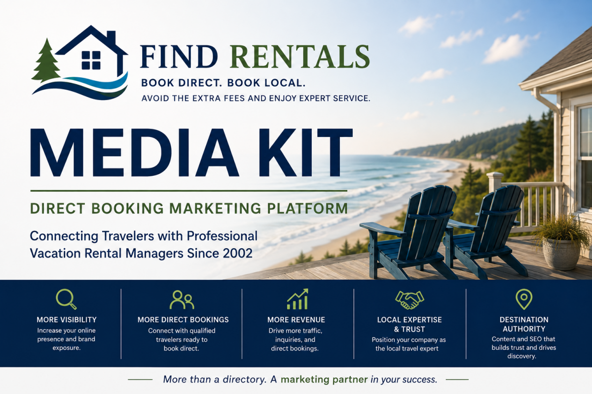 Find Rentals Media Kit | Direct Booking Marketing Platform