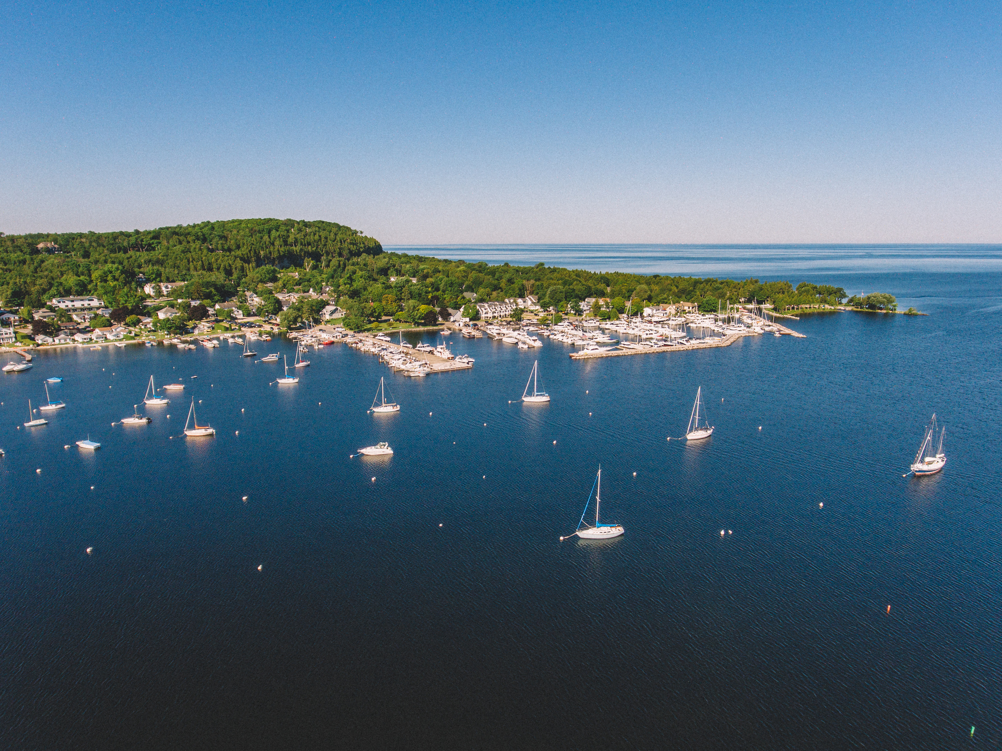 Fish Creek Harbor in Door County Wisconsin