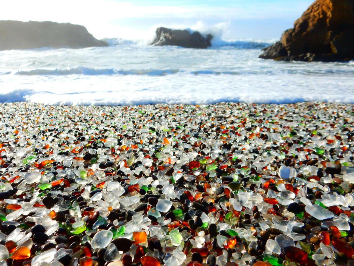 Glass Beach in Fort Bragg California