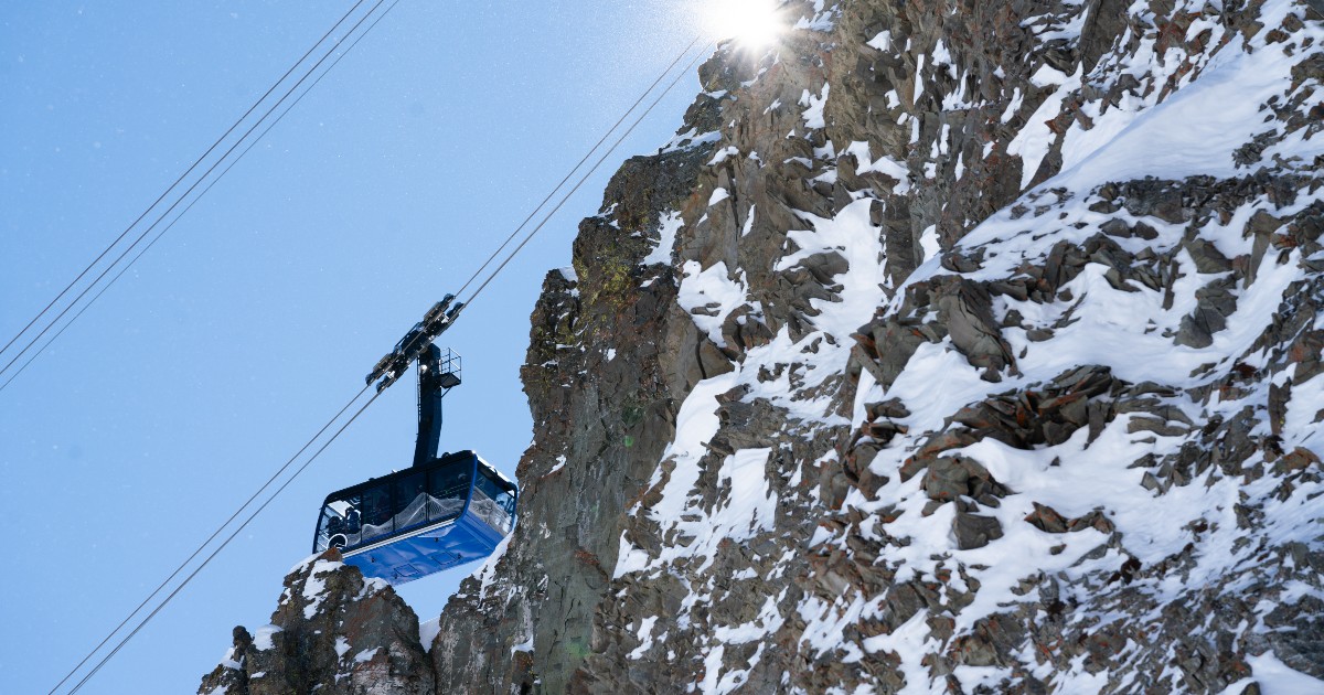 Gondola in Big Sky Montana