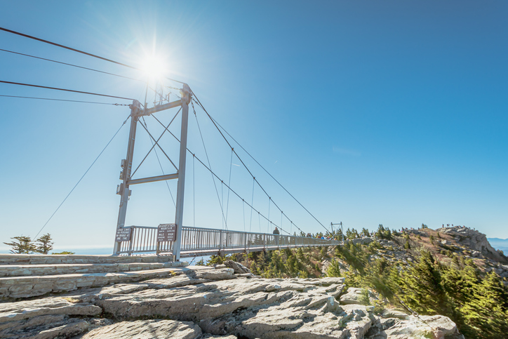 GrandFather Mountains State Park - Mile High Swinging Bridge