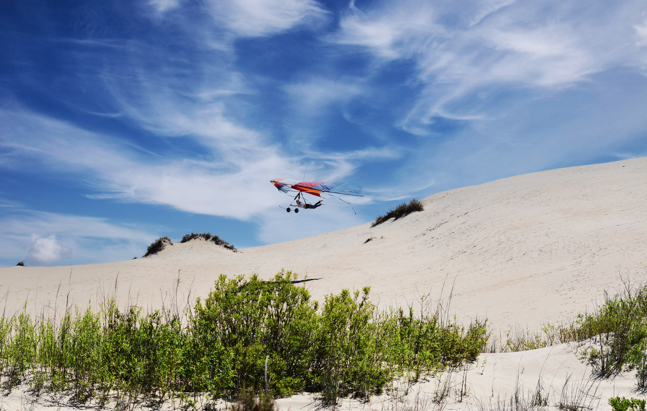Hang Gliding at Jockey's Ridge State Park in the Outer Banks