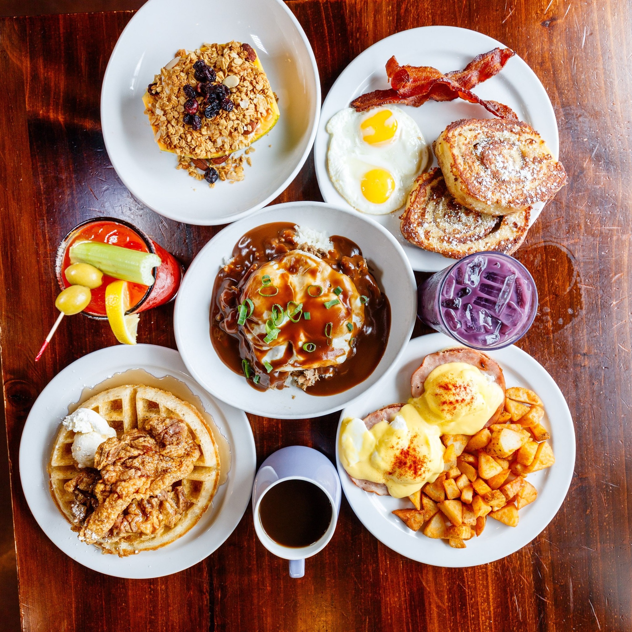 Kihei Caffe Best Breakfast Selection on Maui