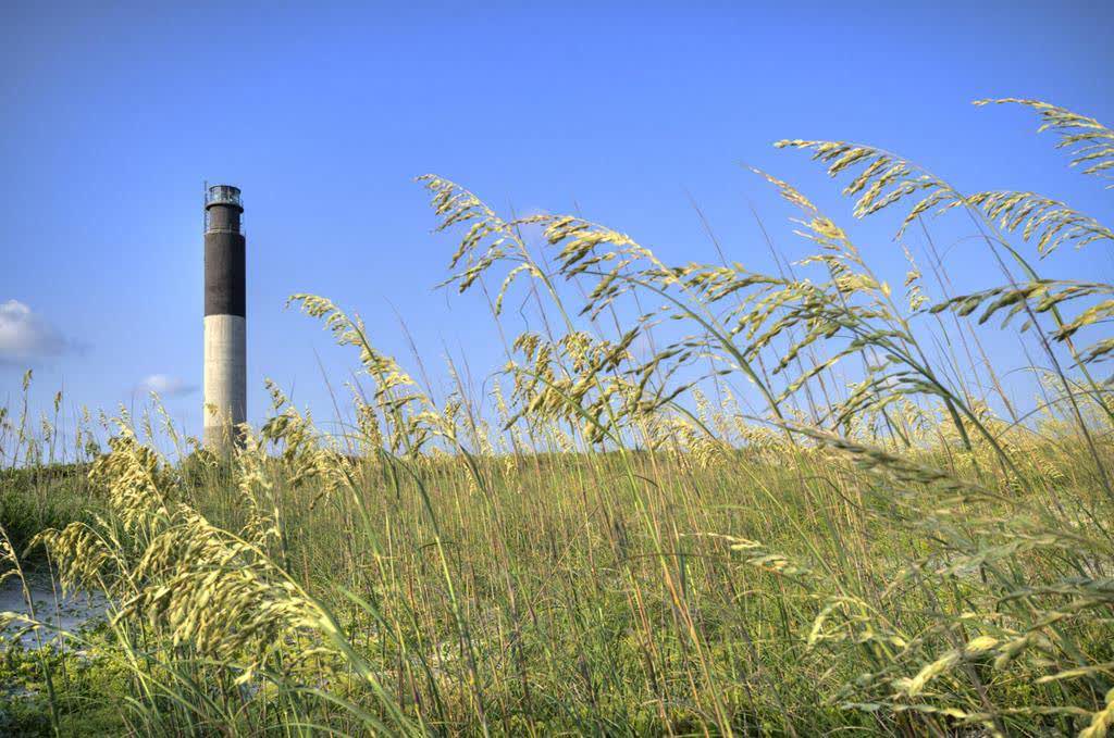 Oak Island Lighthouse in the Brunswick Islands North Carolina