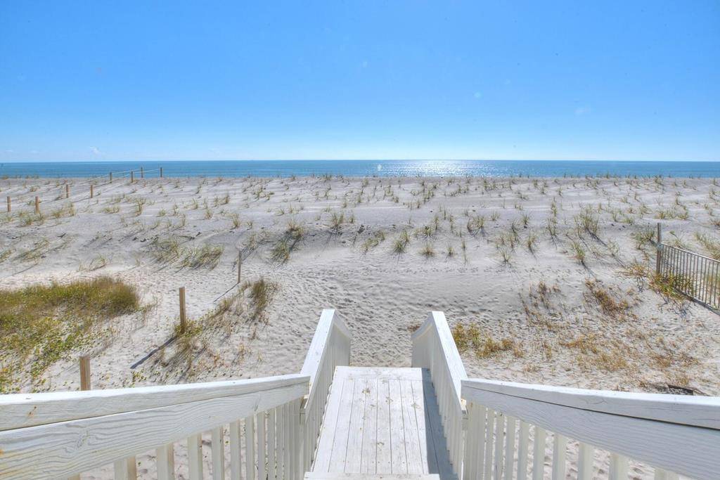 Oak Island North Carolina Beachfront View from Vacation Home