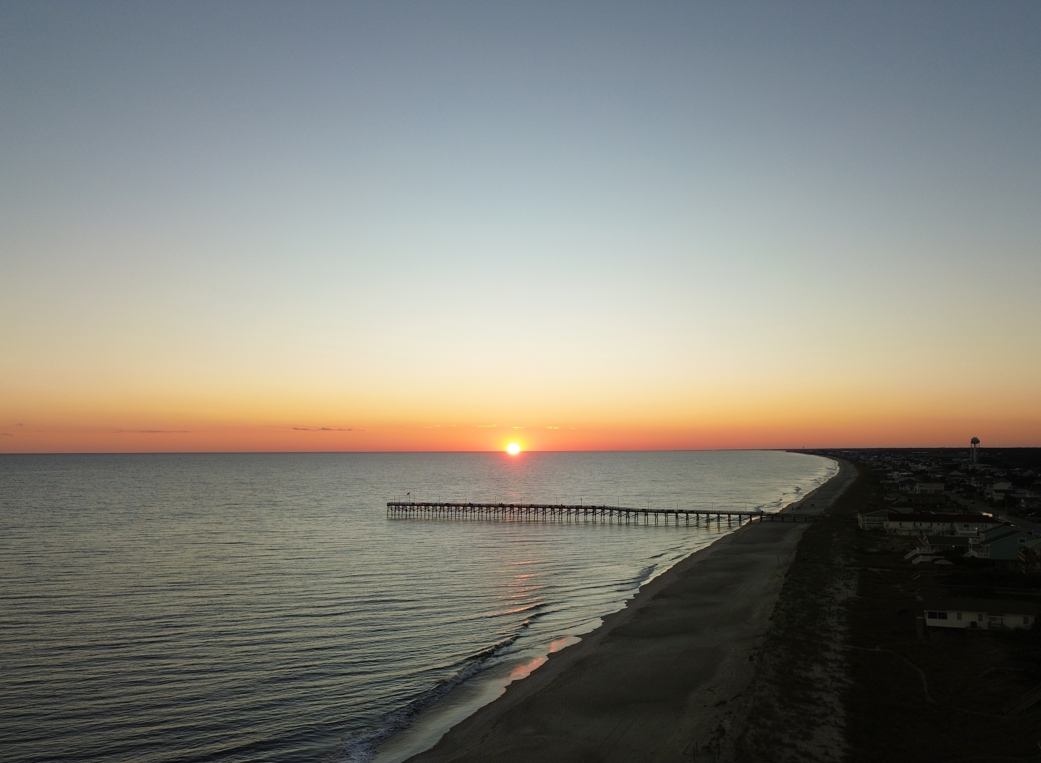 Ocean Crest Fishing Pier Oak Island North Carolina