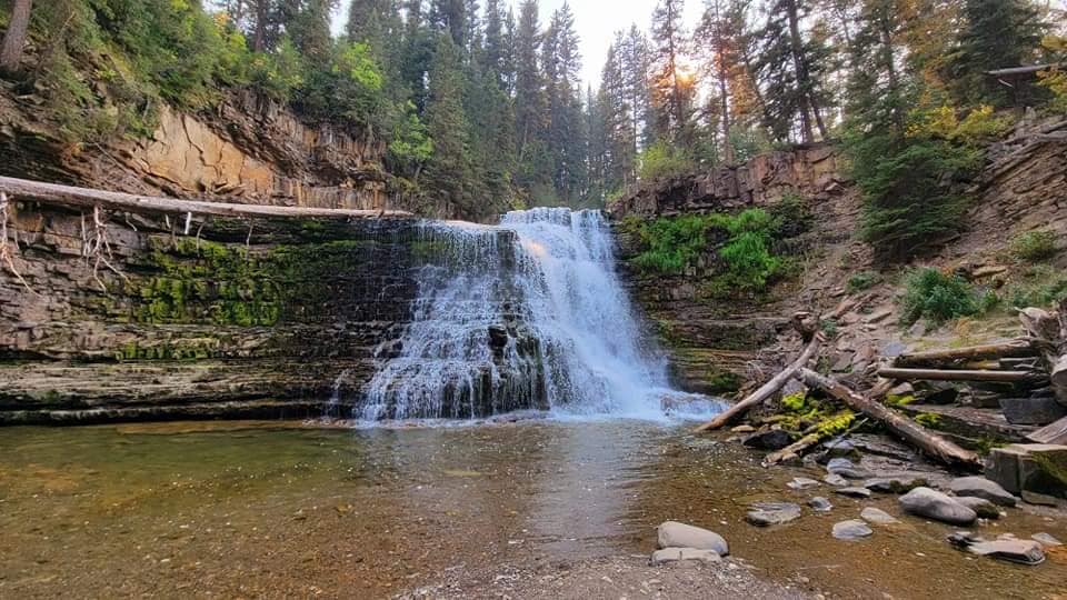 Ousel Falls Park and Trail in Big Sky montana