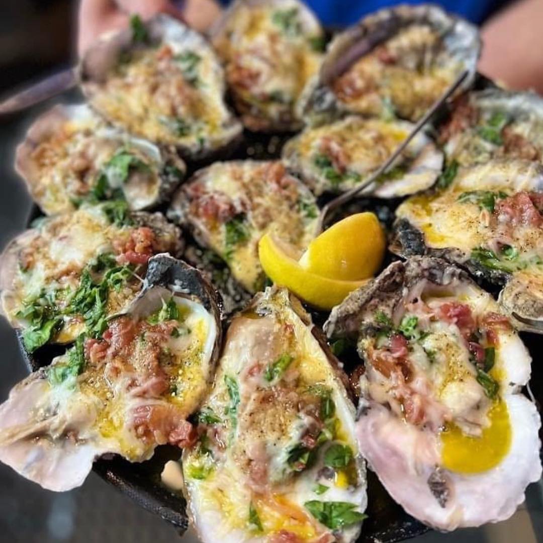 Oysters Rockefeller Hunts Oyster Bar St Joseph Bay Florida