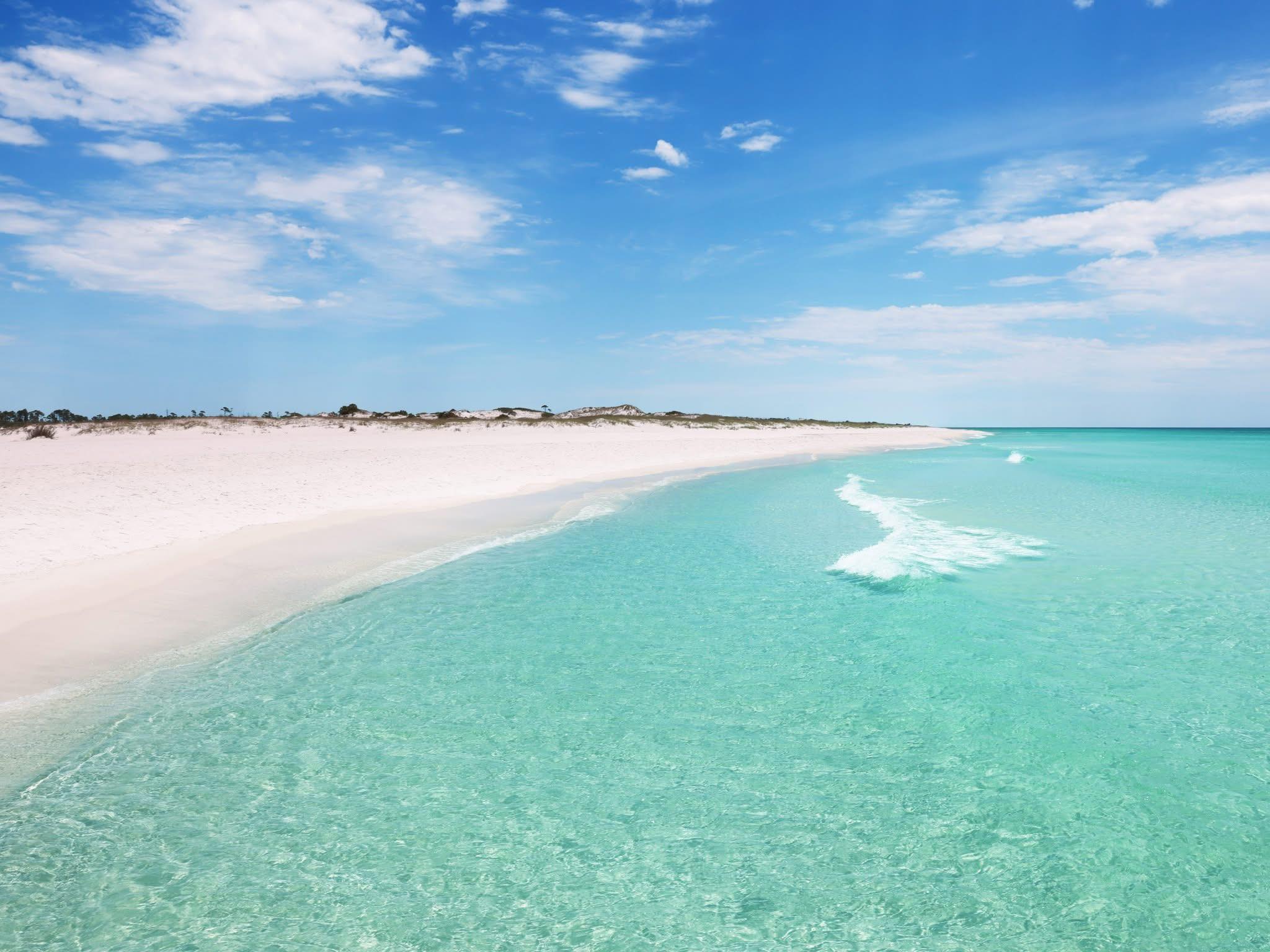 Soft Sand and Emerald Waters of Panama City Beach Florida
