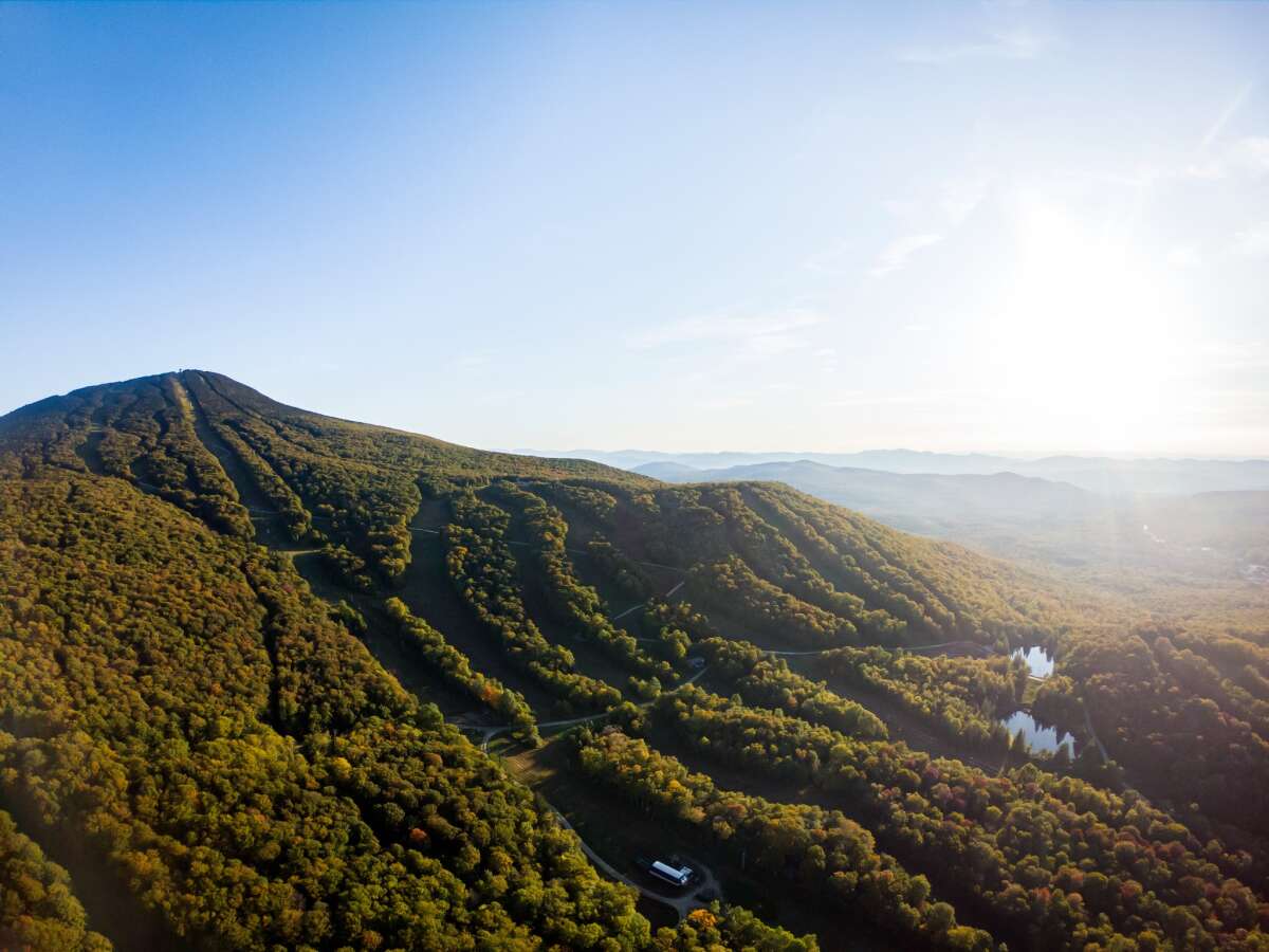 Pico Peak Mountain Trails in Killington Vermont