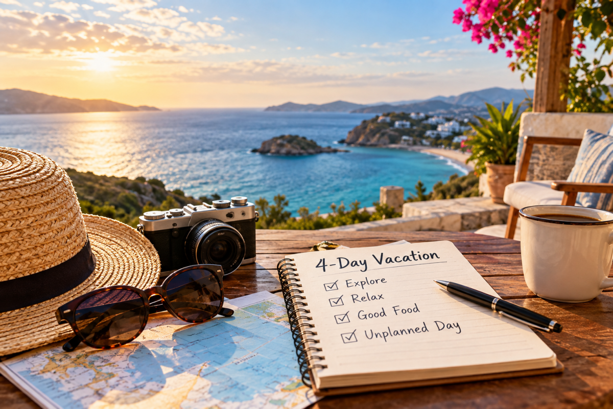 Plan a 4 Day Vacation