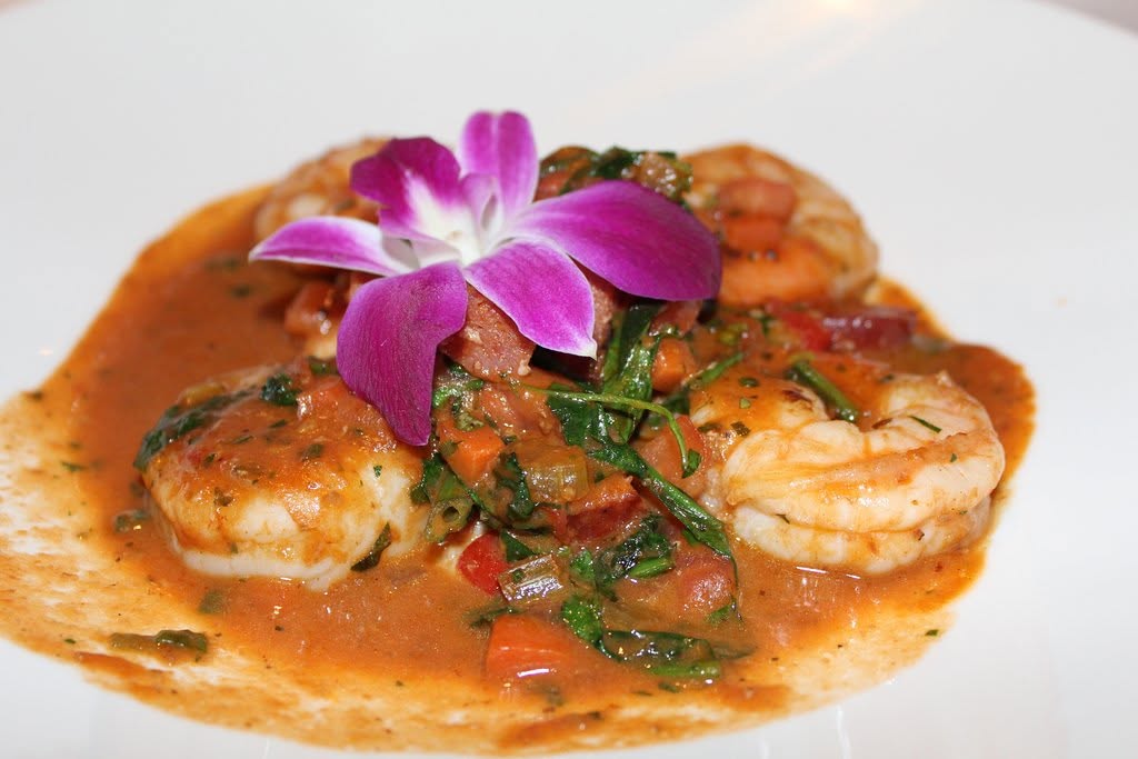Shrimp Dish at Ophelia's on the Bay | Siesta Key, FL