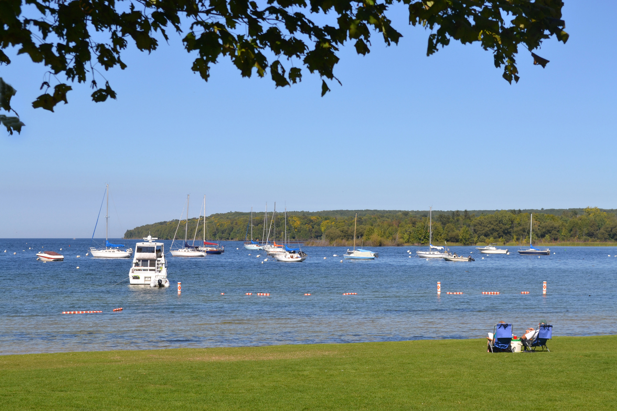 Sister Bay Harbor in Door County Wisconsin