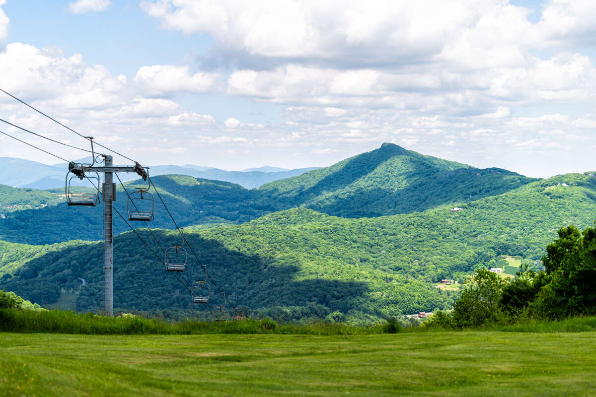 Sugar Mountain Ski Resort Town Park View Beech Mountain Chair Lift